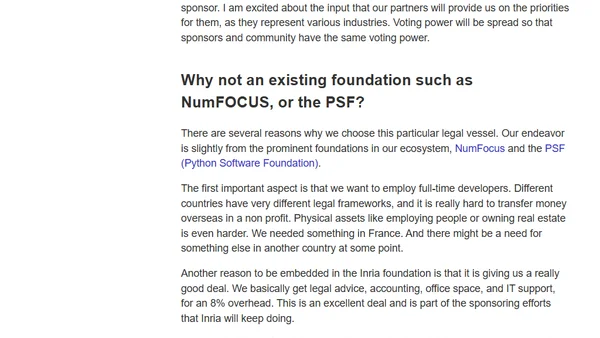 A foundation for scikit-learn at Inria