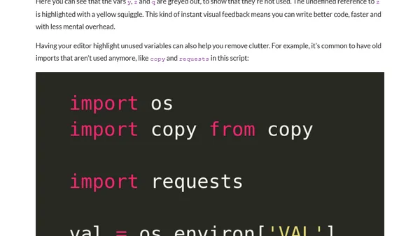 How to highlight unused Python variables in VS Code