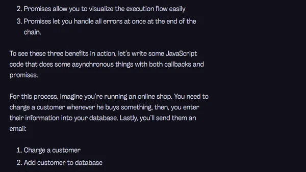Promises in JavaScript