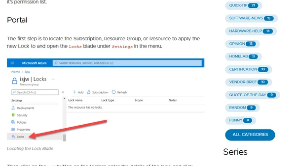 Azure Resource Locks