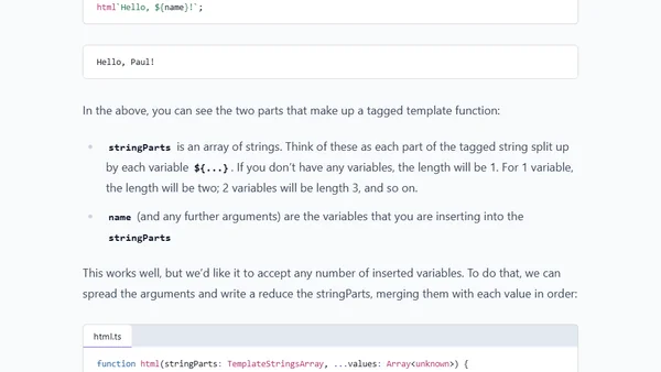 Safe Express.js HTML responses without a templating engine