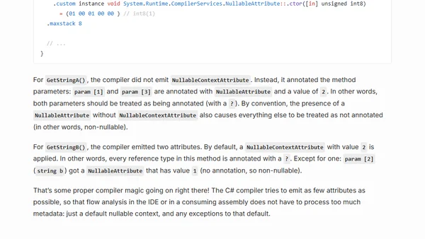 Internals of C# nullable reference types - Migrating to nullable reference types - Part 2