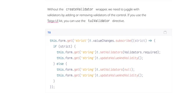 A new way to validate Angular Forms