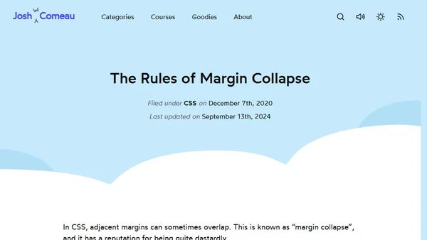 The Rules of Margin Collapse