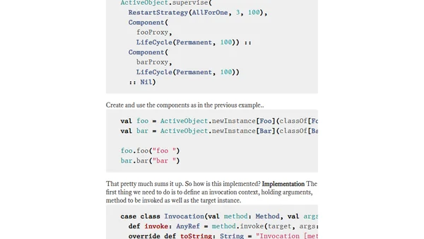 Real-World Scala: Fault-tolerant Concurrent Asynchronous Components