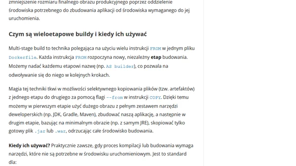Dockerfile – wszystko o budowaniu własnych obrazów