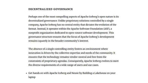 An In-Depth Overview of Open Lakehouse Tech: Apache Iceberg & Nessie