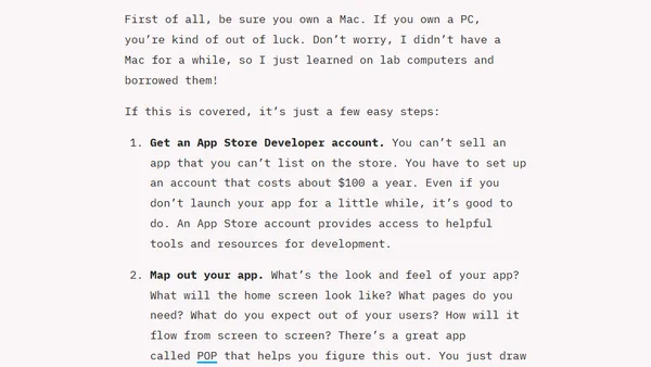 Design Your First iPhone App