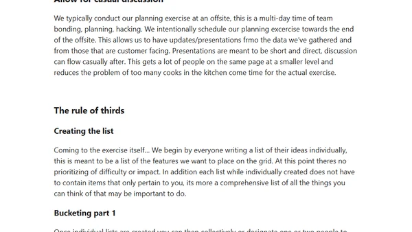 The Rule of Thirds - followup