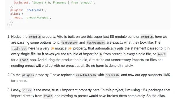 Moving React app to Preact ⚛ in 10 minutes with Vite