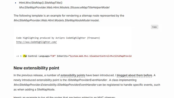 MvcSiteMapProvider 2.2.0 released