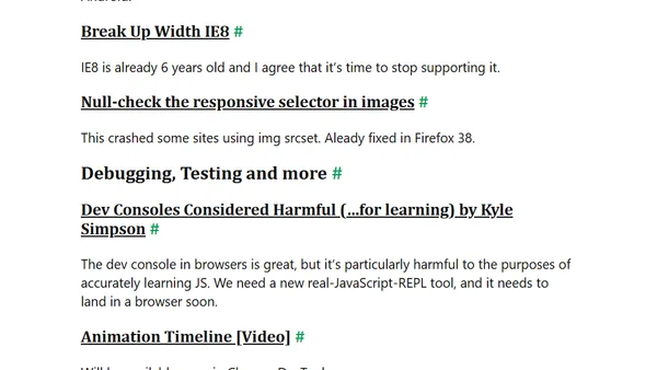 Browsers and Bugs 10/2015