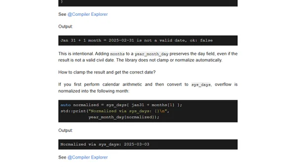 7 Practical std::chrono Calendar Examples (C++20)