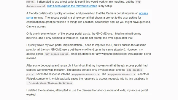 Understanding the XDG access portal
