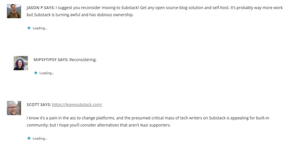 Moving from WordPress to Substack
