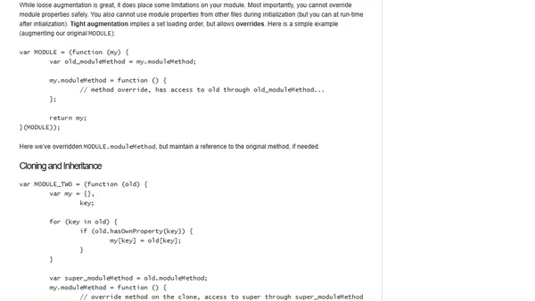 JavaScript Module Pattern: In-Depth