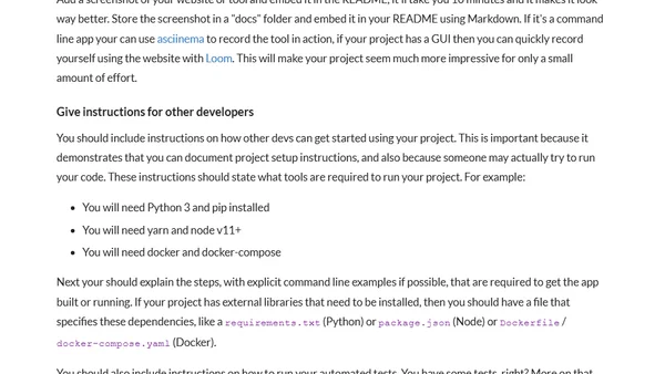 How to polish your GitHub projects when you're looking for a job
