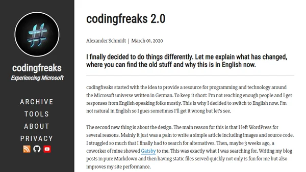 codingfreaks 2.0