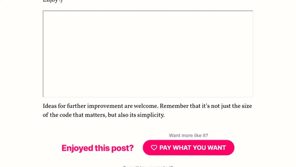 Cleanest CSS spinner, ever