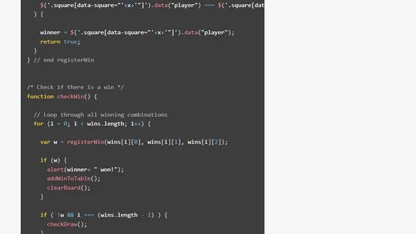 Tic Tac Toe (Revisited)