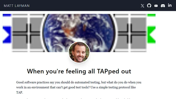 When you're feeling all TAPped out