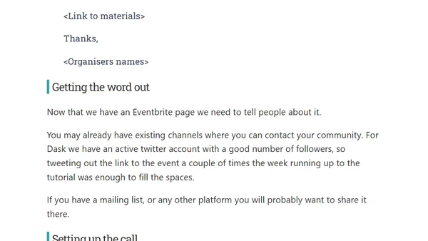 Running Dask tutorials