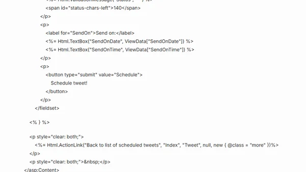 How we built TwitterMatic.net - Part 5: the front-end