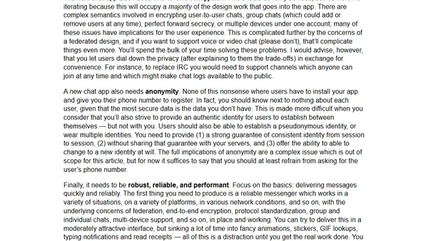 What should the next chat app look like?