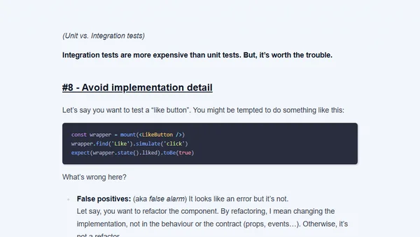 10 Tips for Writing Better Tests