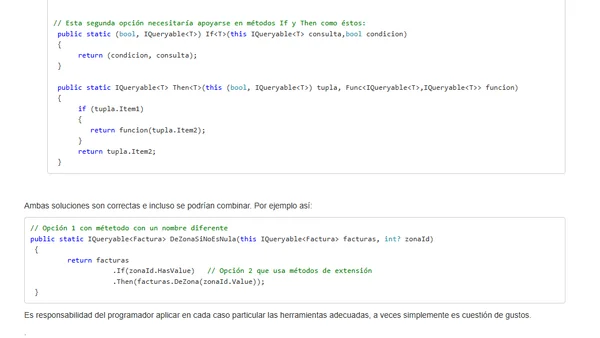 Ejemplo de un método deshonesto en c#.net y cómo refactorizarlo