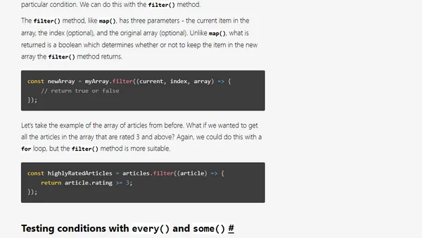 You might not need a loop