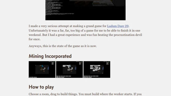 Mining Incorporated (unfinished)