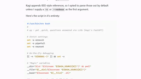 Re: q What do I title this article?