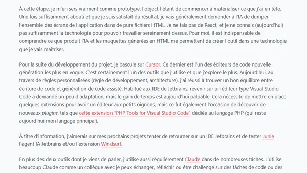 L'IA comme catalyseur de création des side-projects