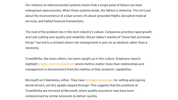 When 8.5 million Windows systems collapse