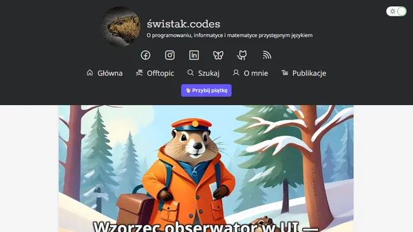 Wzorzec obserwator w UI — podejścia scentralizowane