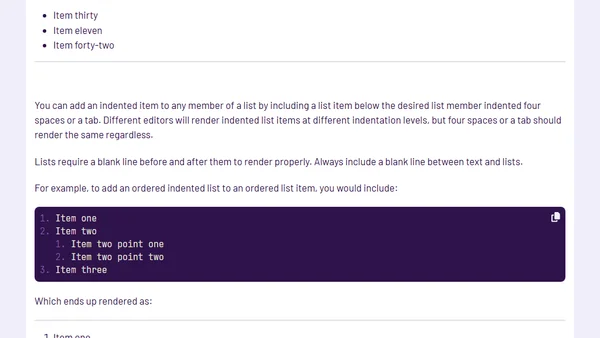 Enough Markdown to Get You By in Most Cases