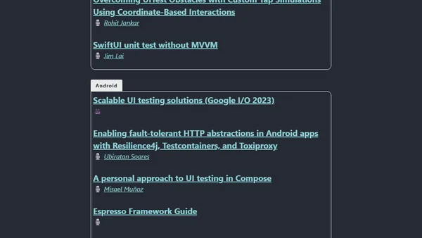Mobile Automation Newsletter - #6