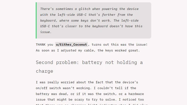 Debugging my Micro Journal