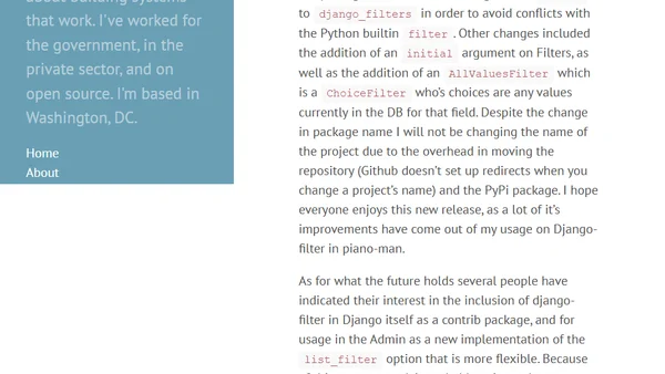 Django-filter 0.5 released!