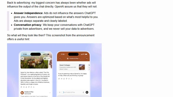 Our approach to advertising and expanding access to ChatGPT