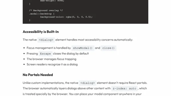 Building a Flexible Modal Component in React