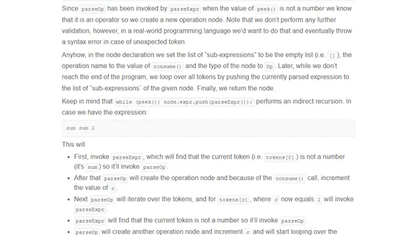 Implementing a Simple Compiler on 25 Lines of JavaScript
