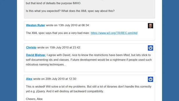 The `id` attribute got more `class`y in HTML5