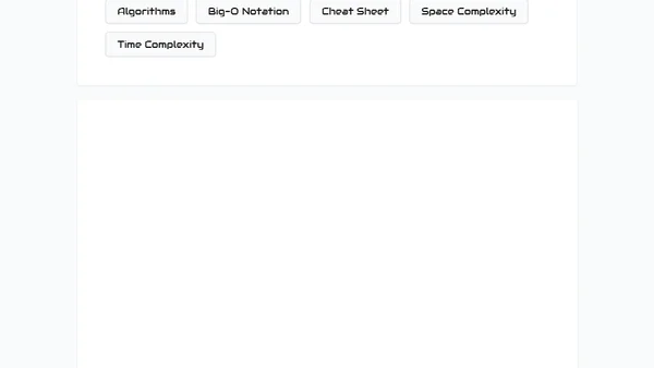 .NET Big-O Algorithm Complexity Cheat Sheet