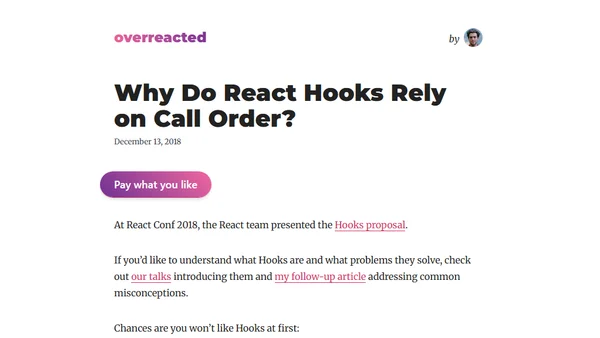 Why Do React Hooks Rely on Call Order?