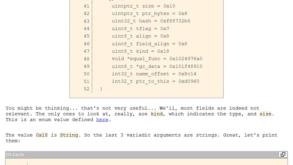 Observe live SQL queries in Go with DTrace
