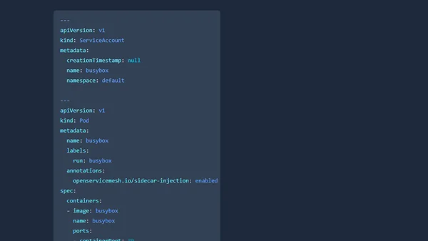 AKS: Open Service Mesh Traffic Access Control