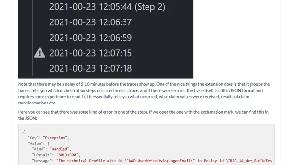 Building Azure AD B2C custom policies part 1: Visual Studio Code and manual deployment