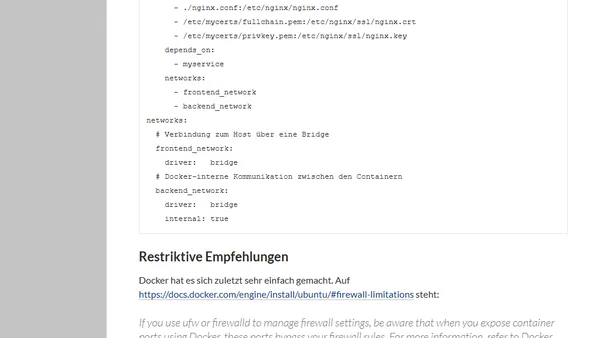 Dockers nft-Inkompatibilität wird zunehmend zum Ärgernis
